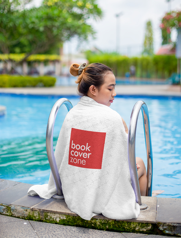 Towel Mockup at Swimming Pool