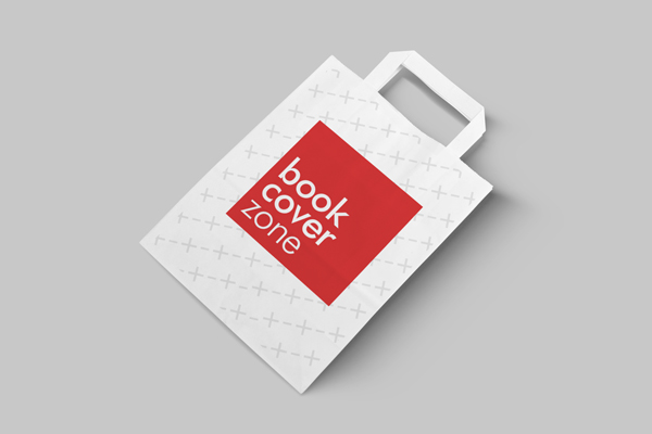 White Custom Paper Shopping Gift Bag Mockup