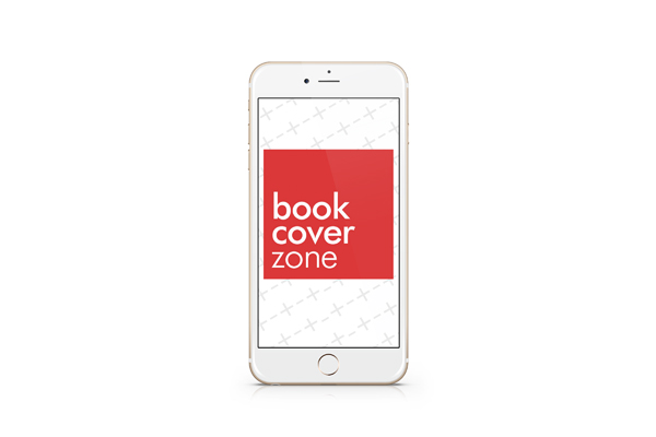 White and Golden iPhone Front Flat View Mockup
