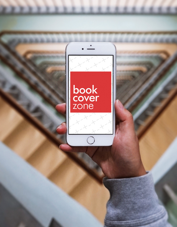 White iPhone Mockup on Stairs