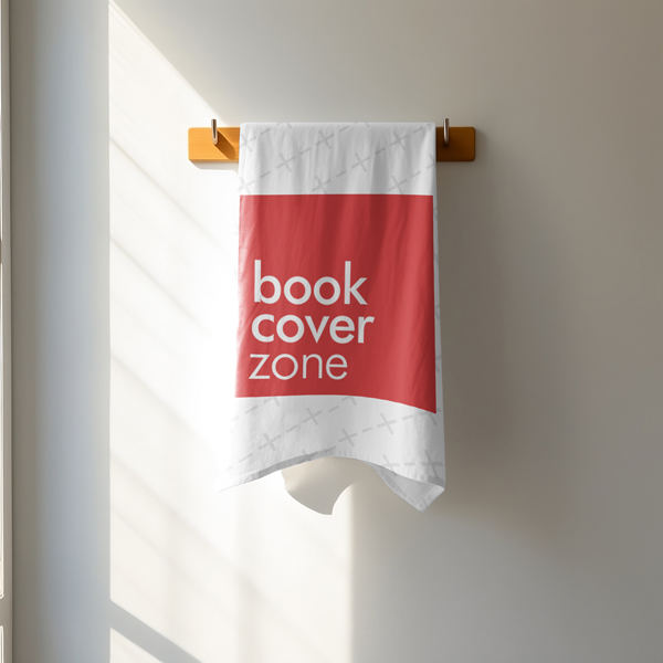 White Kitchen Towel Mockup