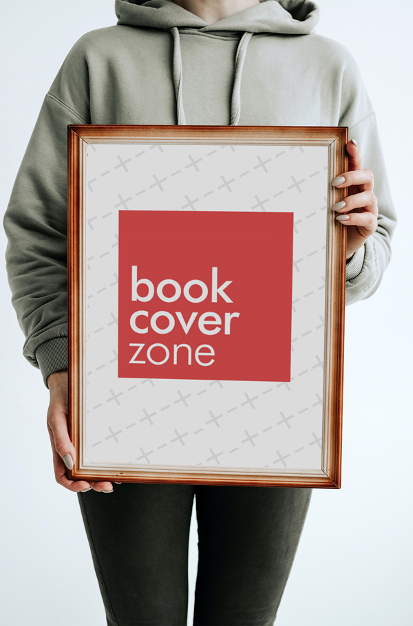 Woman Holding Picture Frame Mockup