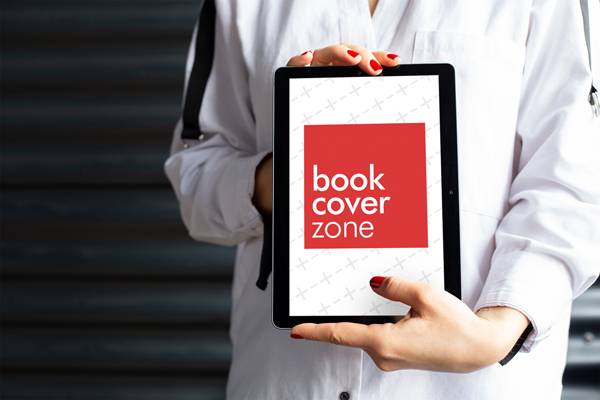 Woman Holding Tablet Mockup
