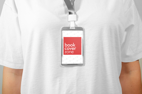 Vertical Lanyard ID Tag Mockup