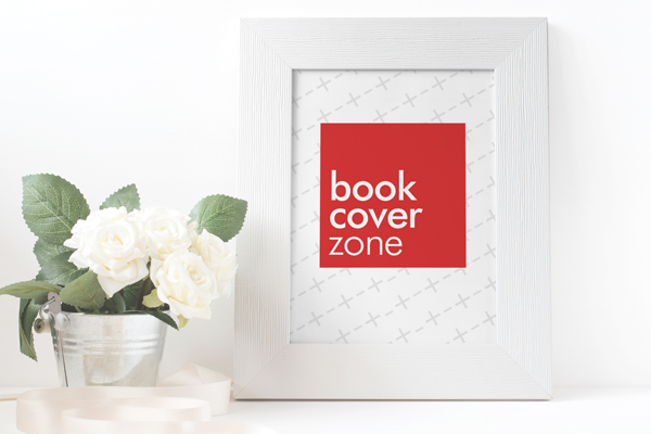 Wooden White Photo Frame Mockup