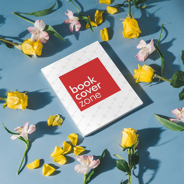 Yellow Flowers Book Cover Mockup