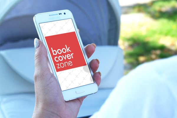 Young Mother Using Android Smartphone Mockup