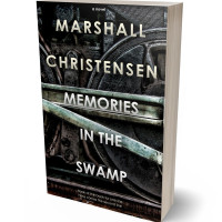 3D view of Premade Travel Book Cover - Cod Gray