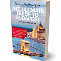 3D view of Premade Travel Book Cover - Cadet Blue