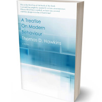 3D view of Premade Abstract Book Cover - Iceberg