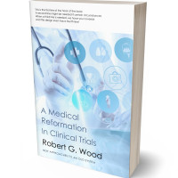 3D view of Premade Medical Book Cover - Tropical Blue