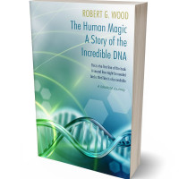 3D view of Premade Medical Book Cover - Shadow Green