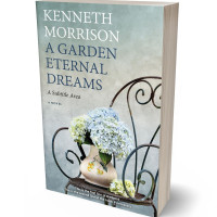 3D view of Premade Romance Book Cover - Powder Ash