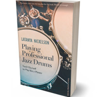 3D view of Premade Music Book Cover - Outer Space