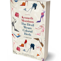 3D view of Premade Chick Lit Book Cover - Dawn Pink