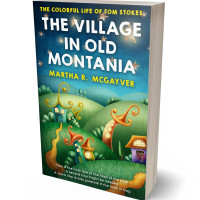 3D view of Premade Fantasy Book Cover - Blue Dianne