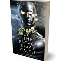 3D view of Premade Science Fiction Book Cover - Shark