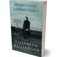 3D view of Premade Mystery & Thriller & Suspense Book Cover - Outer Space