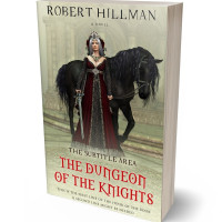 3D view of Premade Fantasy Book Cover - Heathered Gray