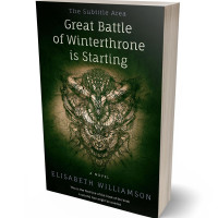 3D view of Premade Fantasy Book Cover - Indian Khaki