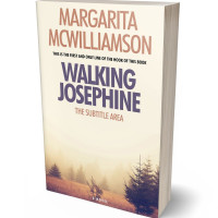 3D view of Premade Mystery & Thriller & Suspense Book Cover - Citrine White