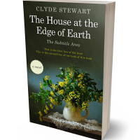 3D view of Premade Abstract Book Cover - Rangitoto