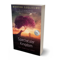 3D view of Premade Literary Fiction Book Cover - Cocoa Brown