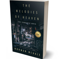 3D view of Premade Mystery & Thriller & Suspense Book Cover - Aztec