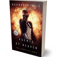 3D view of Premade Mystery & Thriller & Suspense Book Cover - Harvest Gold