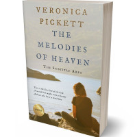 3D view of Premade Romance Book Cover - Celeste