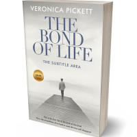 3D view of Premade Historical Book Cover - Quill Gray