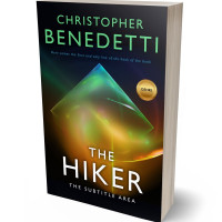 3D view of Premade Abstract Book Cover - Alpine