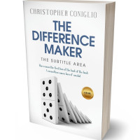 3D view of Premade Business Book Cover - East Bay