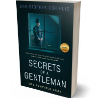 Tablet view of Black Pearl #1299 - Premade Historical Book Cover