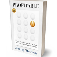 3D view of Premade Business Book Cover - Desert Storm