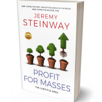 Tablet view of Thatch Green #1340 - Premade Business Book Cover