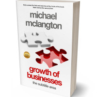 3D view of Premade Business Book Cover - Hint Of Red