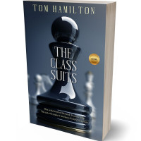 3D view of Premade Business Book Cover - Ebony Clay