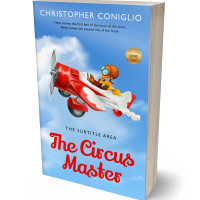 3D view of Premade Children's Book Cover - Seagull