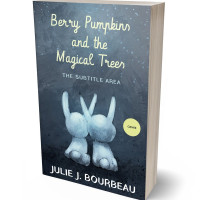 3D view of Premade Romance Book Cover - Blue Bayoux