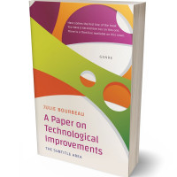 3D view of Premade Business Book Cover - Satin Linen