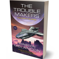 Tablet view of Blackcurrant #1538 - Premade Science Fiction Book Cover