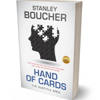 Tablet view of Black Haze #1610 - Premade Abstract Book Cover