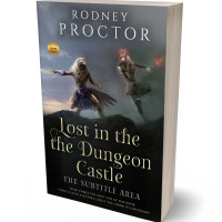 3D view of Premade Fantasy Book Cover - Shark