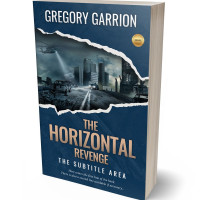 3D view of Premade Apocalyptica Book Cover - Nile Blue