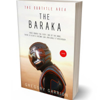 3D view of Premade Apocalyptica Book Cover - Cocoa Brown