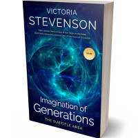 Tablet view of Gulf Blue #1911 - Premade Abstract Book Cover