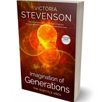 3D view of Rustic Red #1912 - Premade Abstract Book Cover