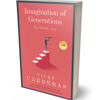 3D view of Premade Business Book Cover - Sunglo