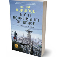 3D view of Premade Science Fiction Book Cover - Nepal